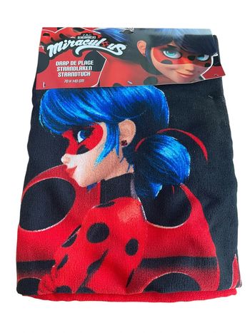 Serviette / Drap de plage 70 x 140 cm Miraculous Lady Bug neuf