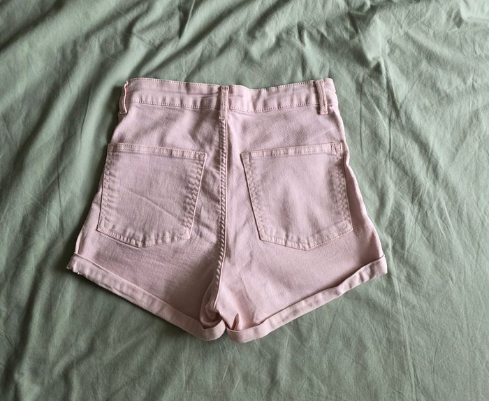 H&M Divided Short Denim Rose Très bon état 36 - photo numéro 2
