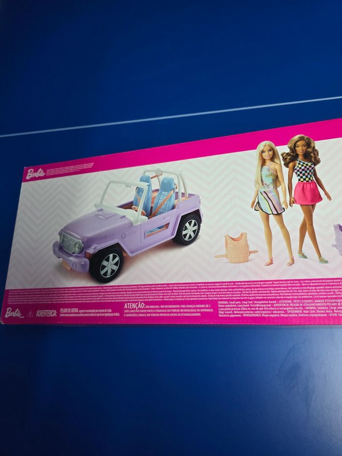 Barbie Barbie Gift Set 2 dolls, boat & Jeep (GXD66) - photo numéro 6