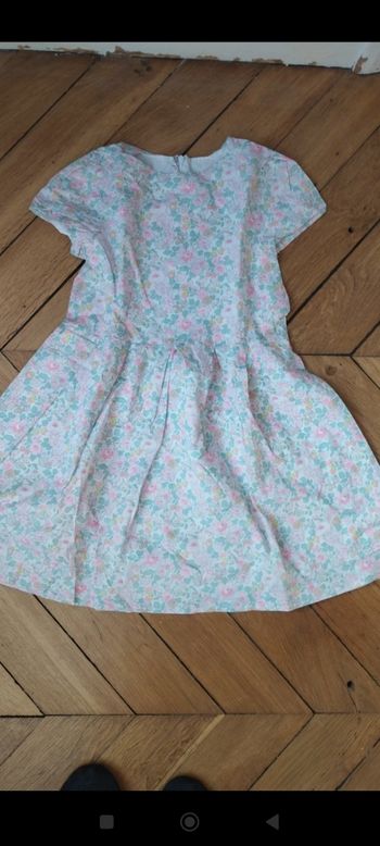 Robe 10 ans liberty porcelaine Jacadi