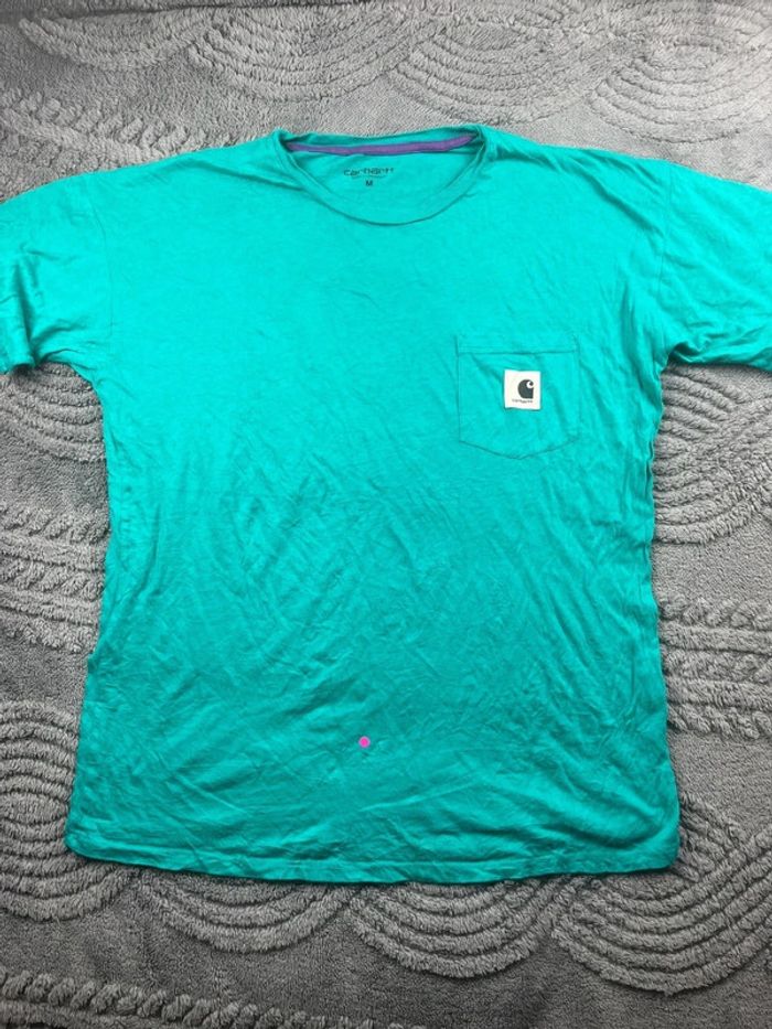 Tee-shirt Carhartt Vert Taille M - photo numéro 5