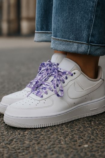 🔮 Lacets camouflage violet – 120 cm sneakers streetwear