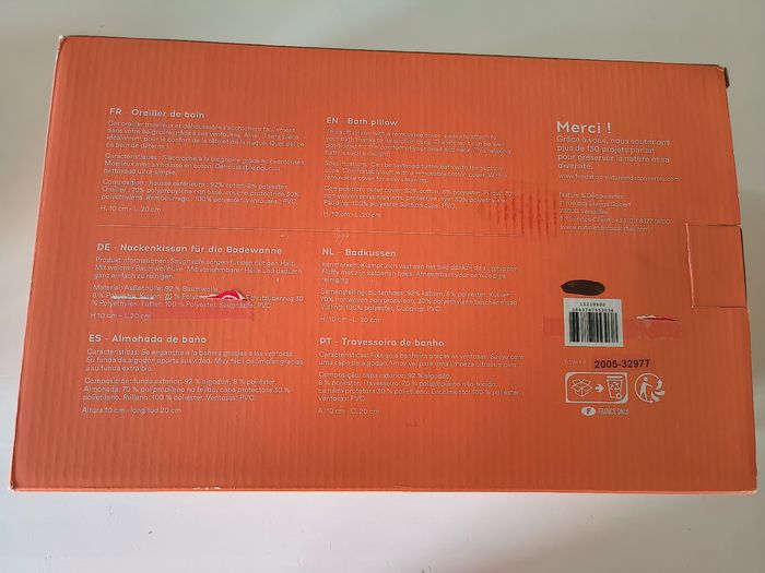Oreiller de bain neuf de chez Nature et découvertes - photo numéro 2