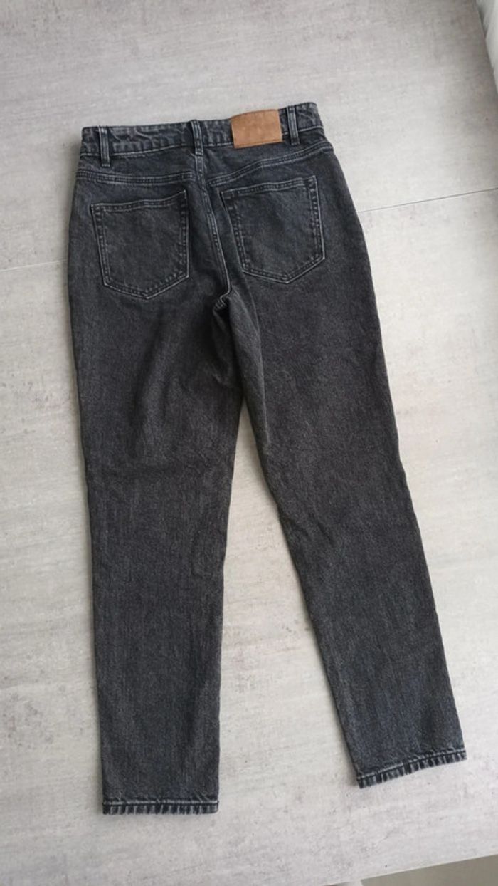 Pantalon jeans noir MOM kiabi - photo numéro 4