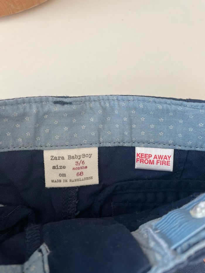 Short marine Zara bébé - photo numéro 3
