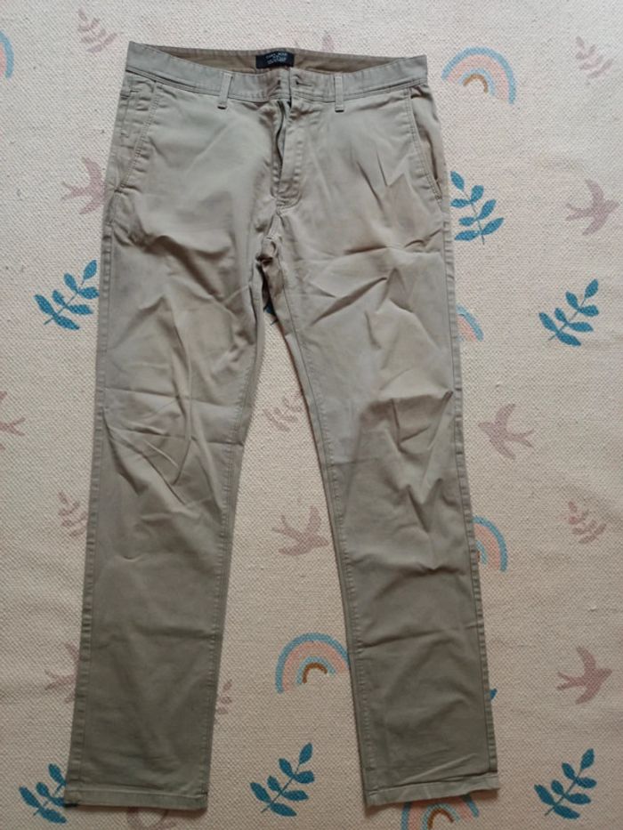 Pantalon beige kaki eu 42 zara man