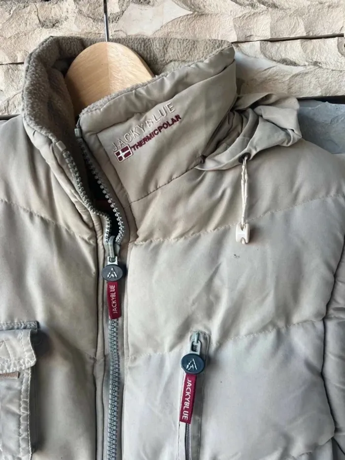 Veste vintage doudoune sans manches très stylé - Jackyblue thermicpolar - taille S - photo numéro 2
