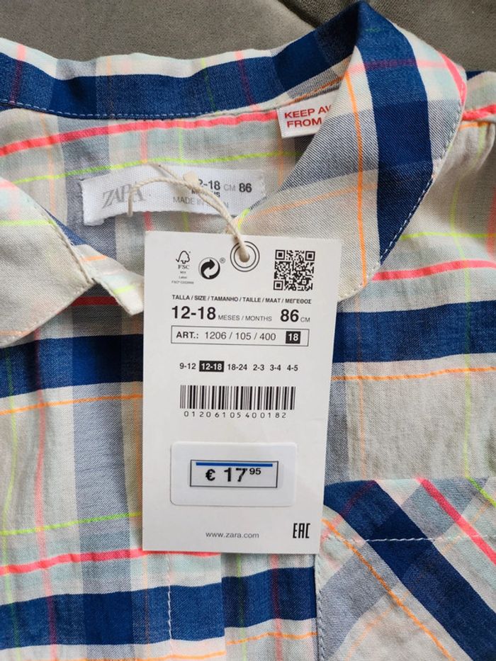 Tunique Zara fluo - photo numéro 2