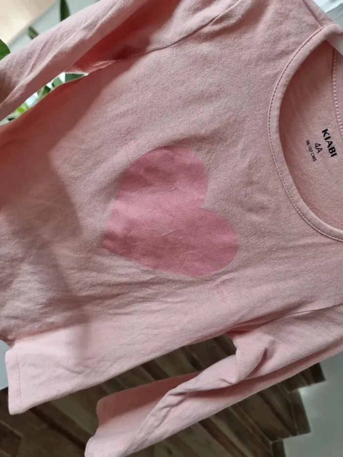 T-shirt manches longues 4 ans kiabi - photo numéro 2