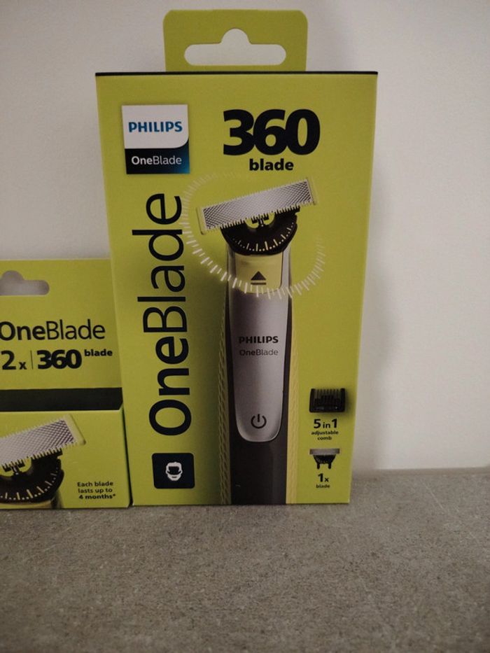 Tondeuse Philips One Blade + lot de lames 360 - photo numéro 2