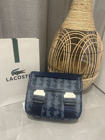 Sacoche Lacoste bleu