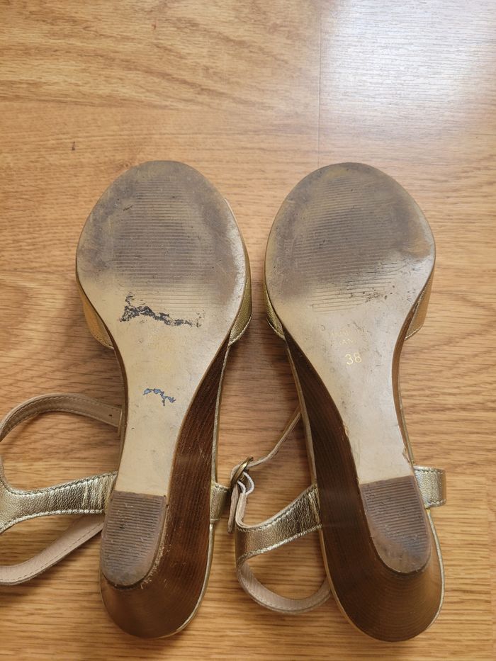 Sandales Minelli dorées - photo numéro 4