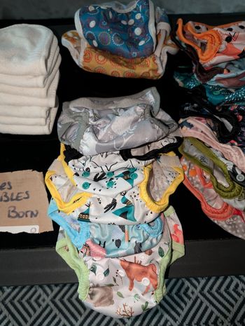 Lot couches lavables new born