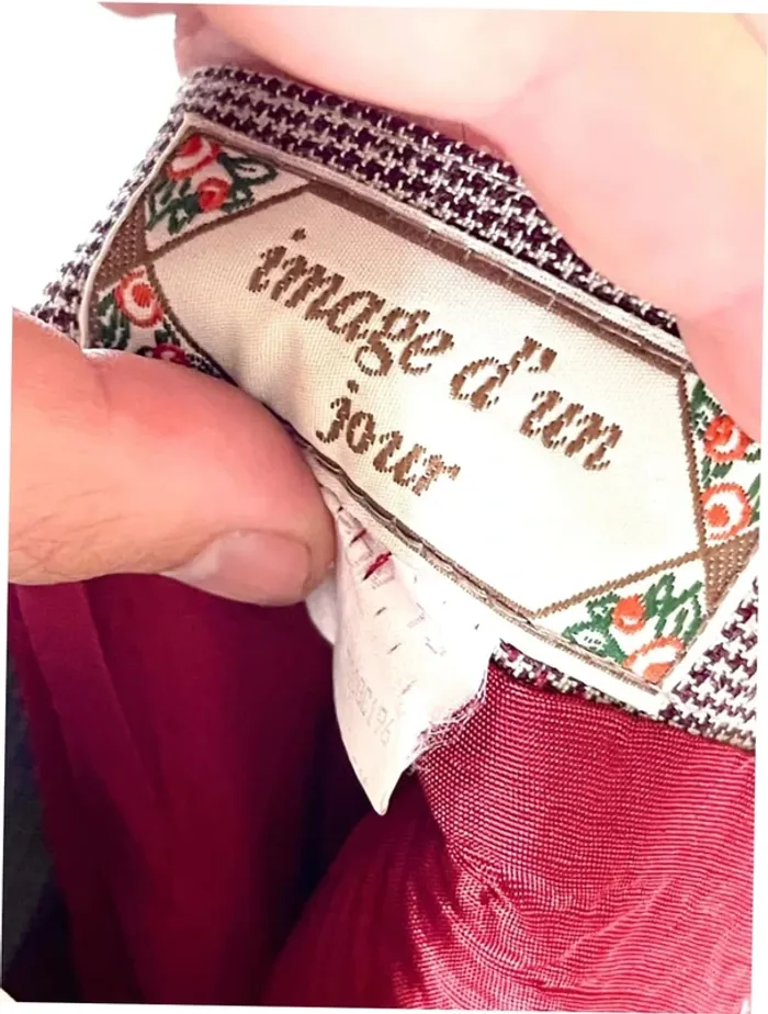 Sublime Jupe Élégante - Image d’un Jour (Vintage) - Taille M - photo numéro 10