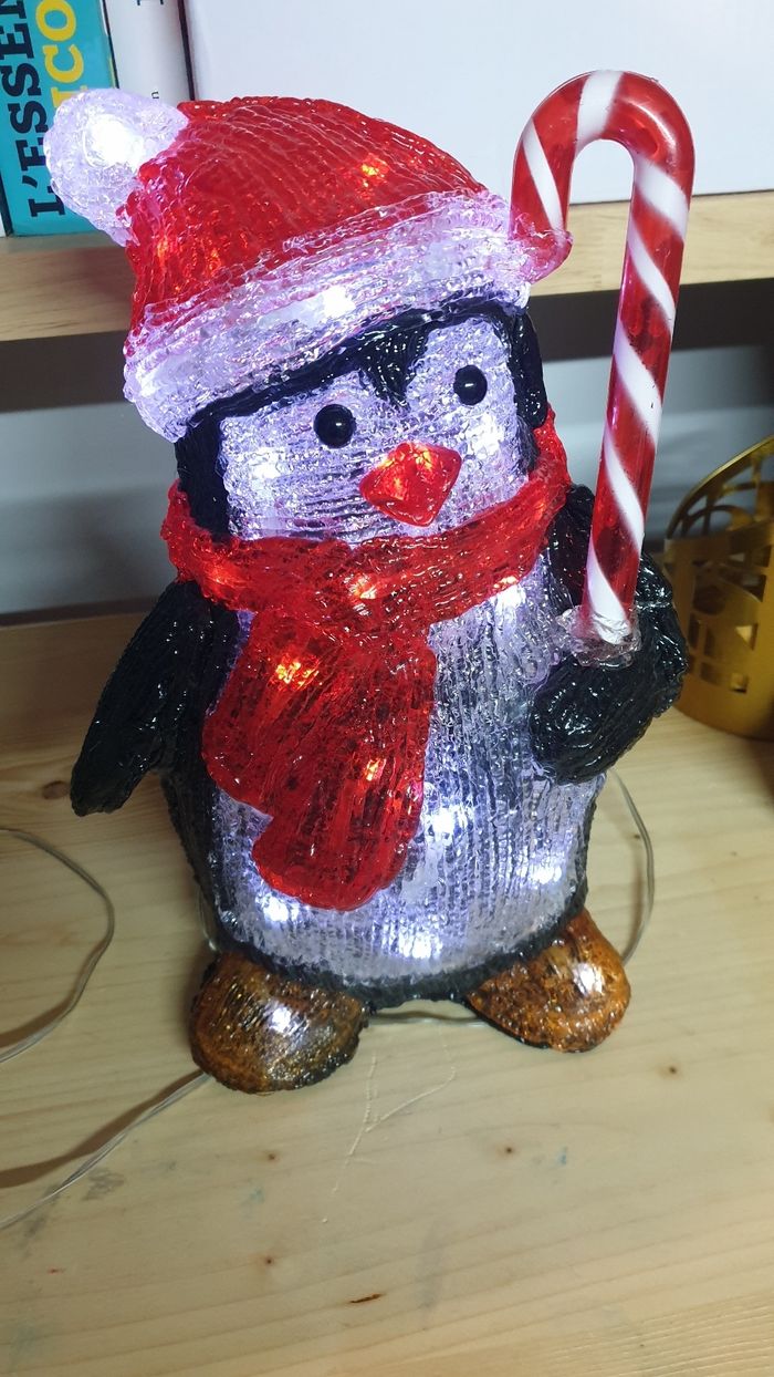 Pingouin lumineux Noël
