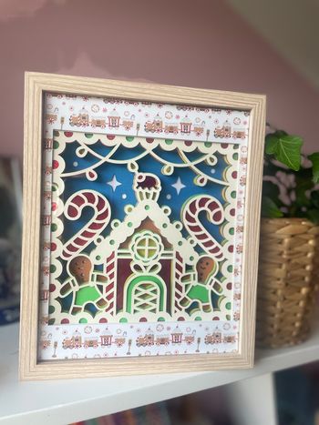 Cadre 3D Bonhomme pain d’épices