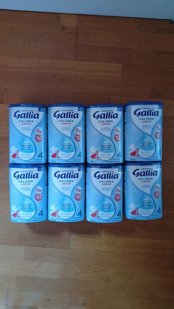 8 boîtes de lait Gallia Calisma 4