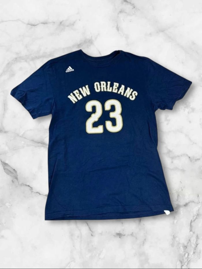 T-shirt NBA New Orleans Pelicans Anthony Davis Adidas - Taille L (70x48cm)