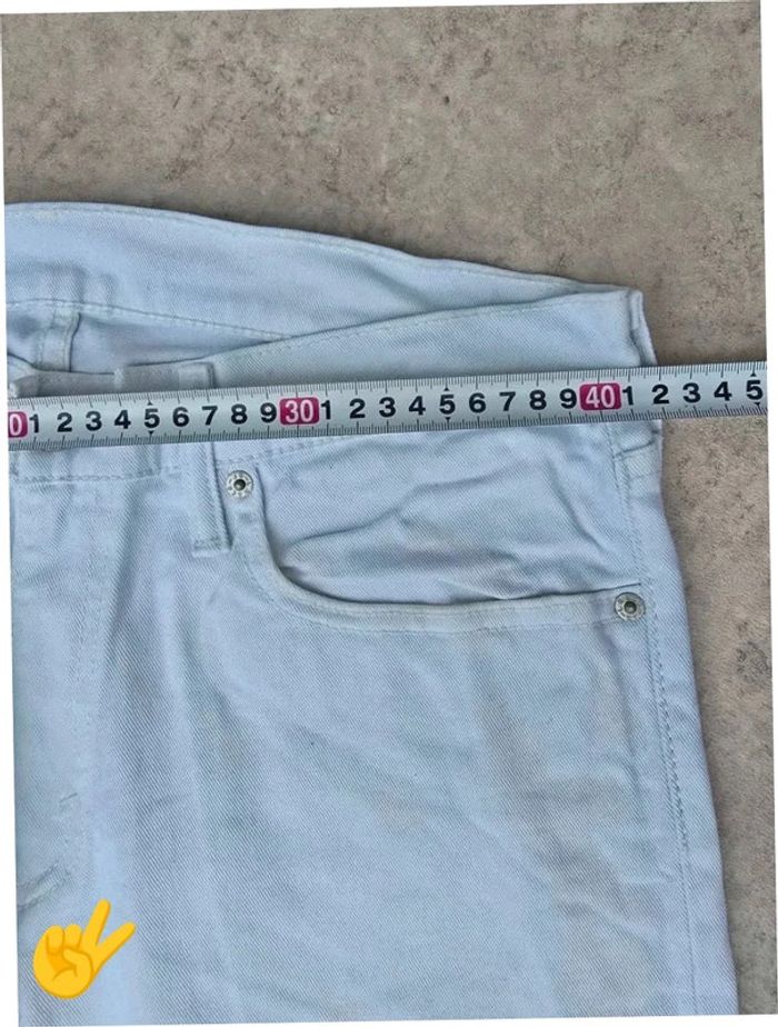 Jeans Levi's 514 W32 FR42 L32 coupe droite blanc Homme Men pan374b - photo numéro 4