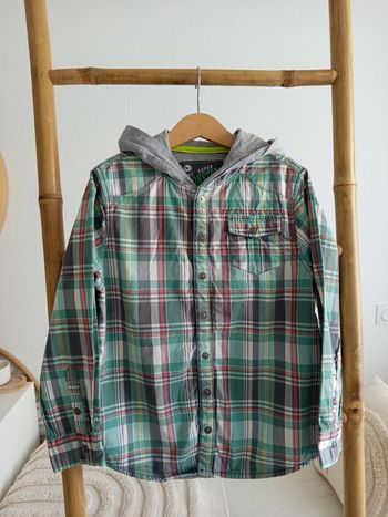 Chemise / Surchemise à capuche Okaïdi 8 ans