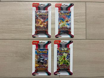 Artset 4 boosters Pokemon EV03 - Flammes Obsidiennes 