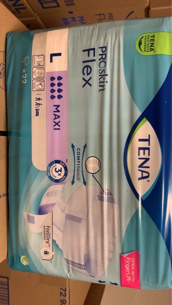 Tena ProSkin Flex Maxi L – 22 couches – Neuf sous blister