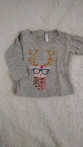 T shirt manches longues bébé fille