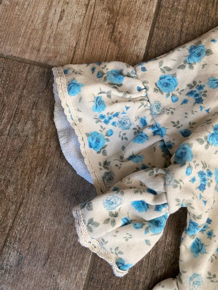 Sweat à volants et dentelle motif Liberty - photo numéro 2