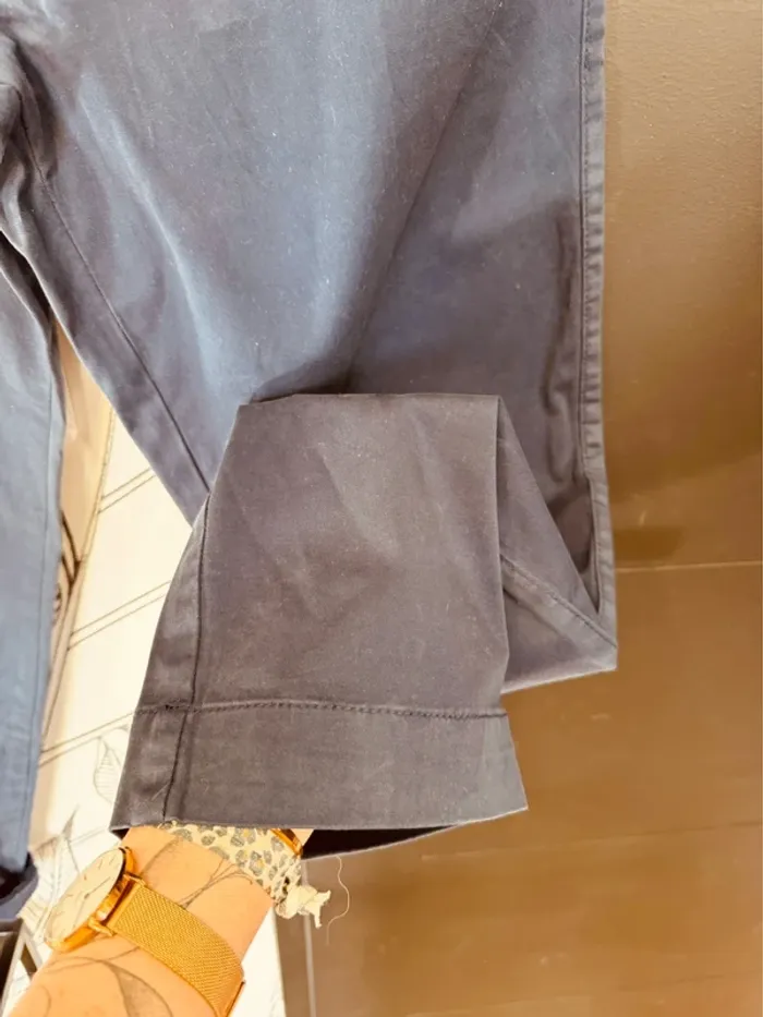 Taille 38 ~ M pantalon chino femme Camaieu bleu marine Neuf 🌸 - photo numéro 5