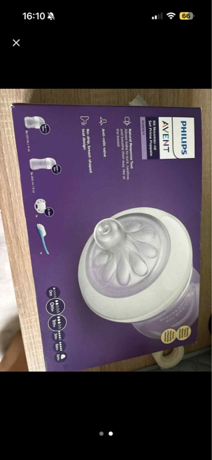 Pack biberon nouveau-né