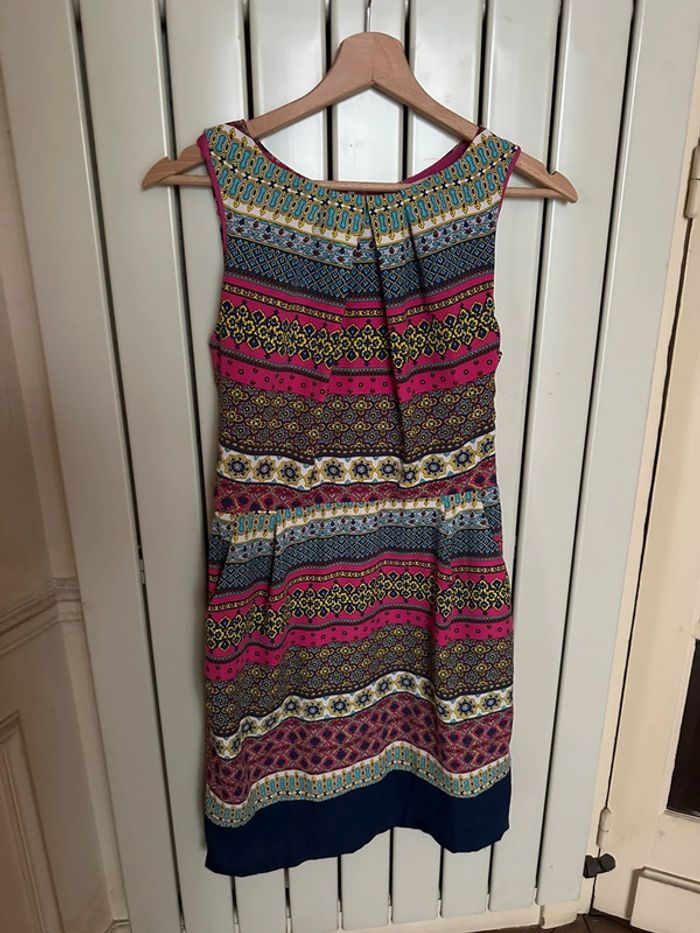 Robe vintage coloree a poches S