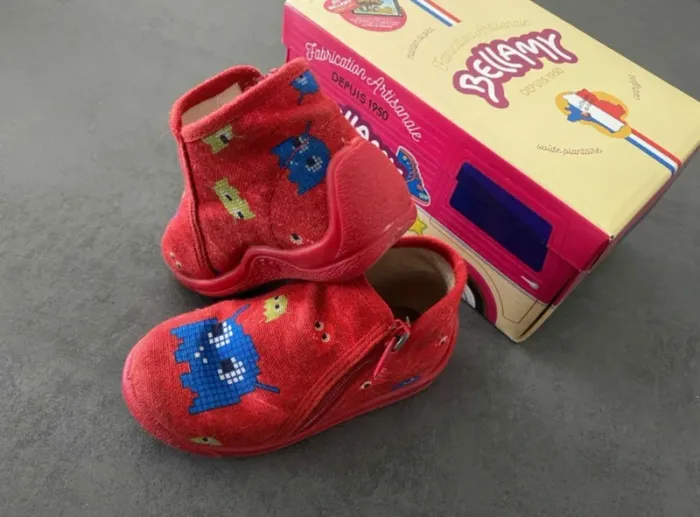 Chaussons rouge Bellamy