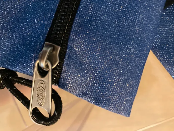 Eastpak Marny pouch bag lot de 3 pochettes bleu pailletée - photo numéro 6
