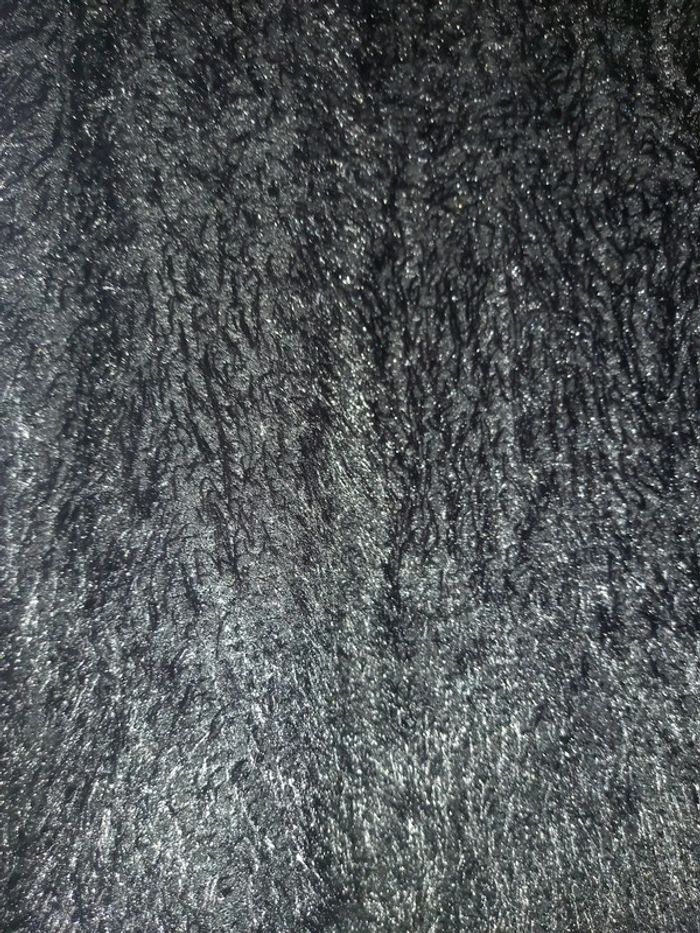 Pull noir col dentelle crocheté - photo numéro 4