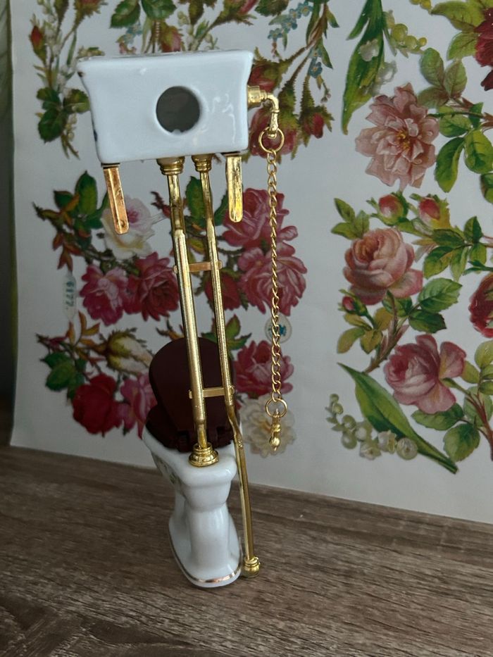 WC, miniature pour maison de poupée - photo numéro 5