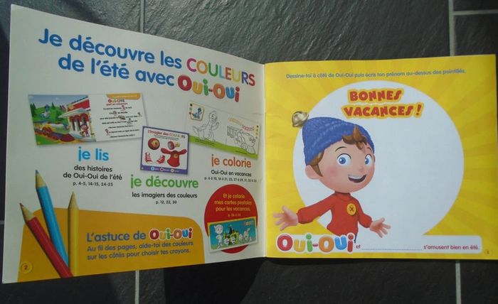 Le journal de Oui-Oui hors série "je colorie l'été" - photo numéro 2