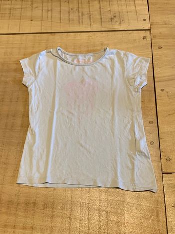 Tee-shirt blanc/gris In Extenso 5 ans