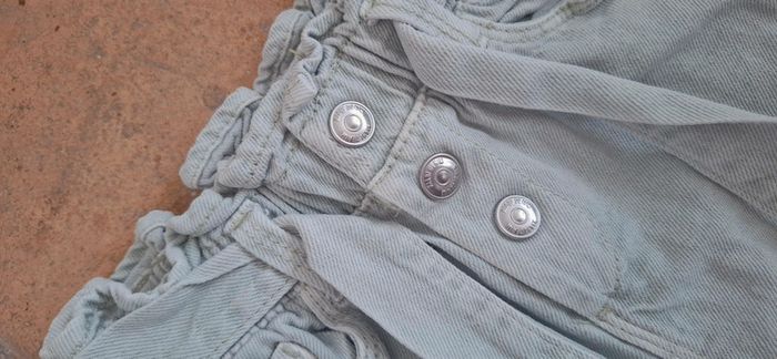 🌿Jupe en denim vert d’eau - neuve - parfaite en tenue de rentrée - photo numéro 3