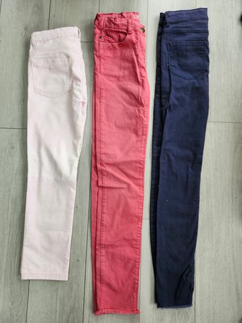 Lot 3 jeans Tape à l'œil 12 ans état neuf