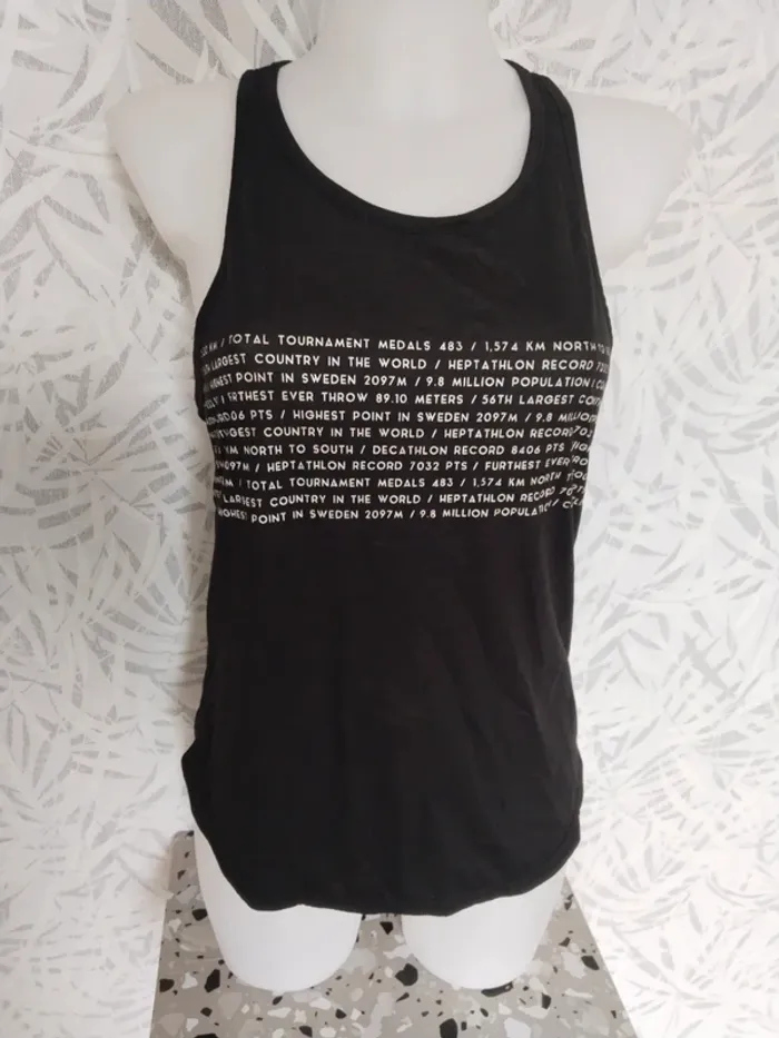 Joli débardeur femme marque H&M taille XS 34