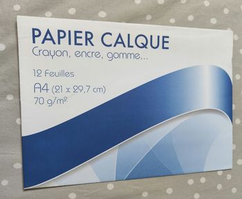12 feuilles de papier calque A4 21x29, 7cm 70g/m2 Réduction jusqu'à -70%