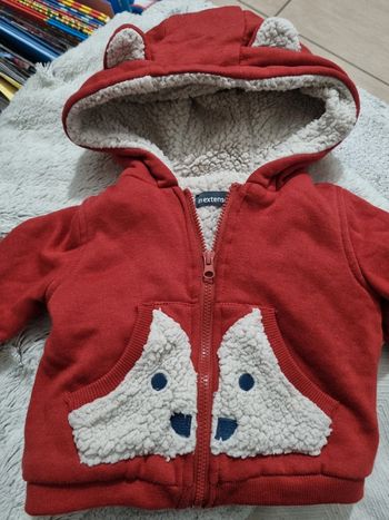 Gilet bebe double chaud 6 mois