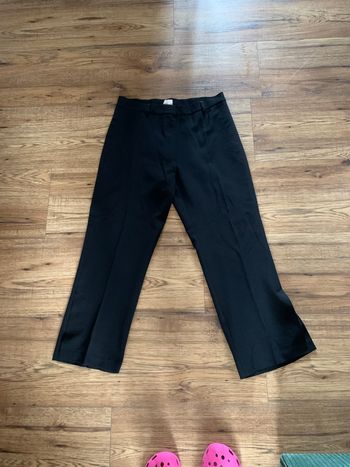 Pantalon coupe droite noire 