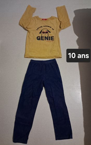 Pyjama 10 ans tissaia 