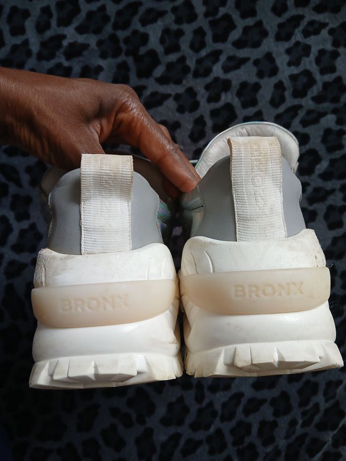 Sneakers compensées Bronx irisées - photo numéro 3