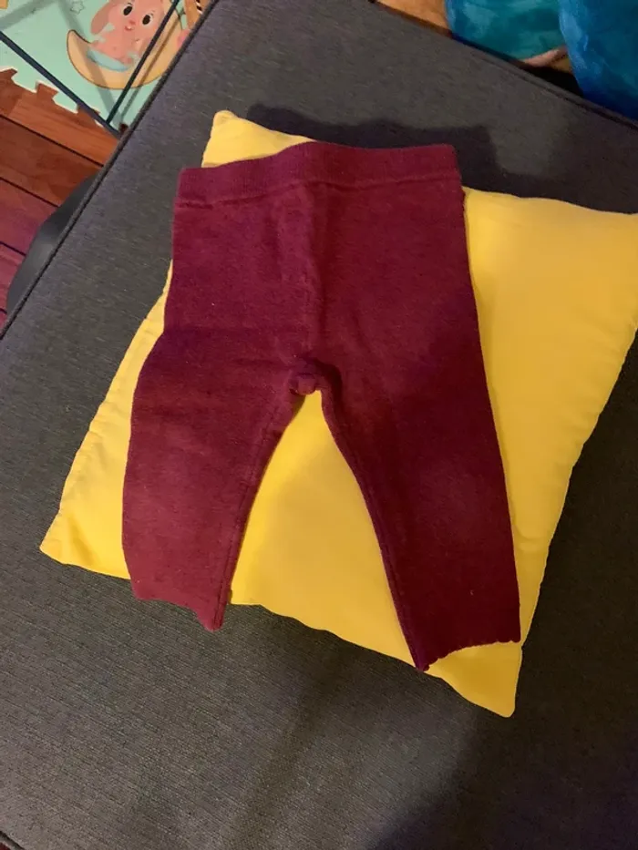 Pantalon chaud bordeau - photo numéro 2