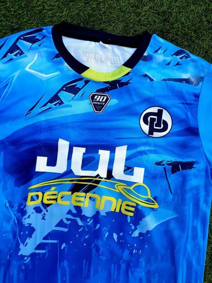 Maillot foot t-shirt  collector supporter JUL d'Or et de Platine Ninetta neuf jamais porté taille 4/5 ans 110cm - photo numéro 2