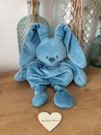 Lapin lapidou bleu pétrole
