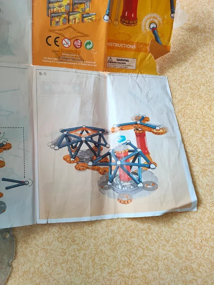 Geomag Mechanics Jeu de Construction Magnétique 146 pcs - photo numéro 5