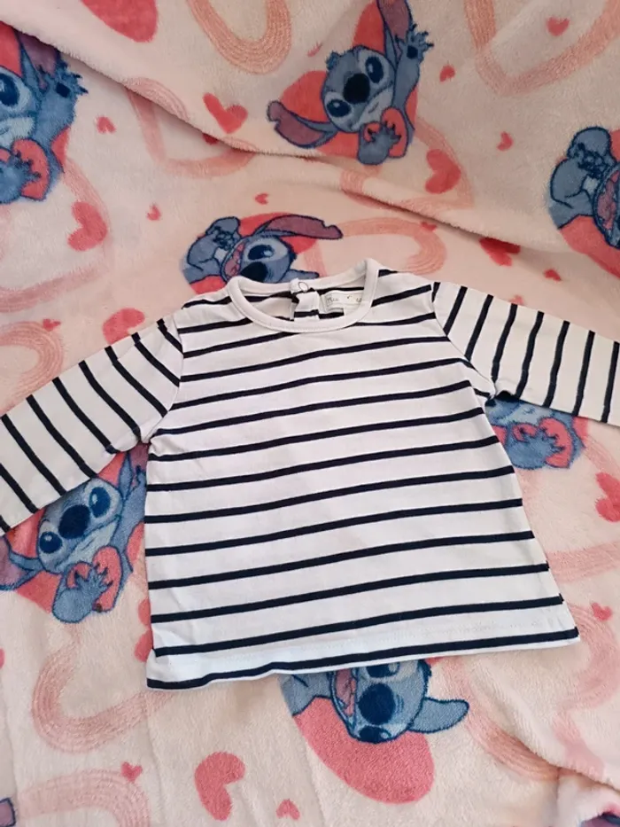 T-shirt marinière taille9M